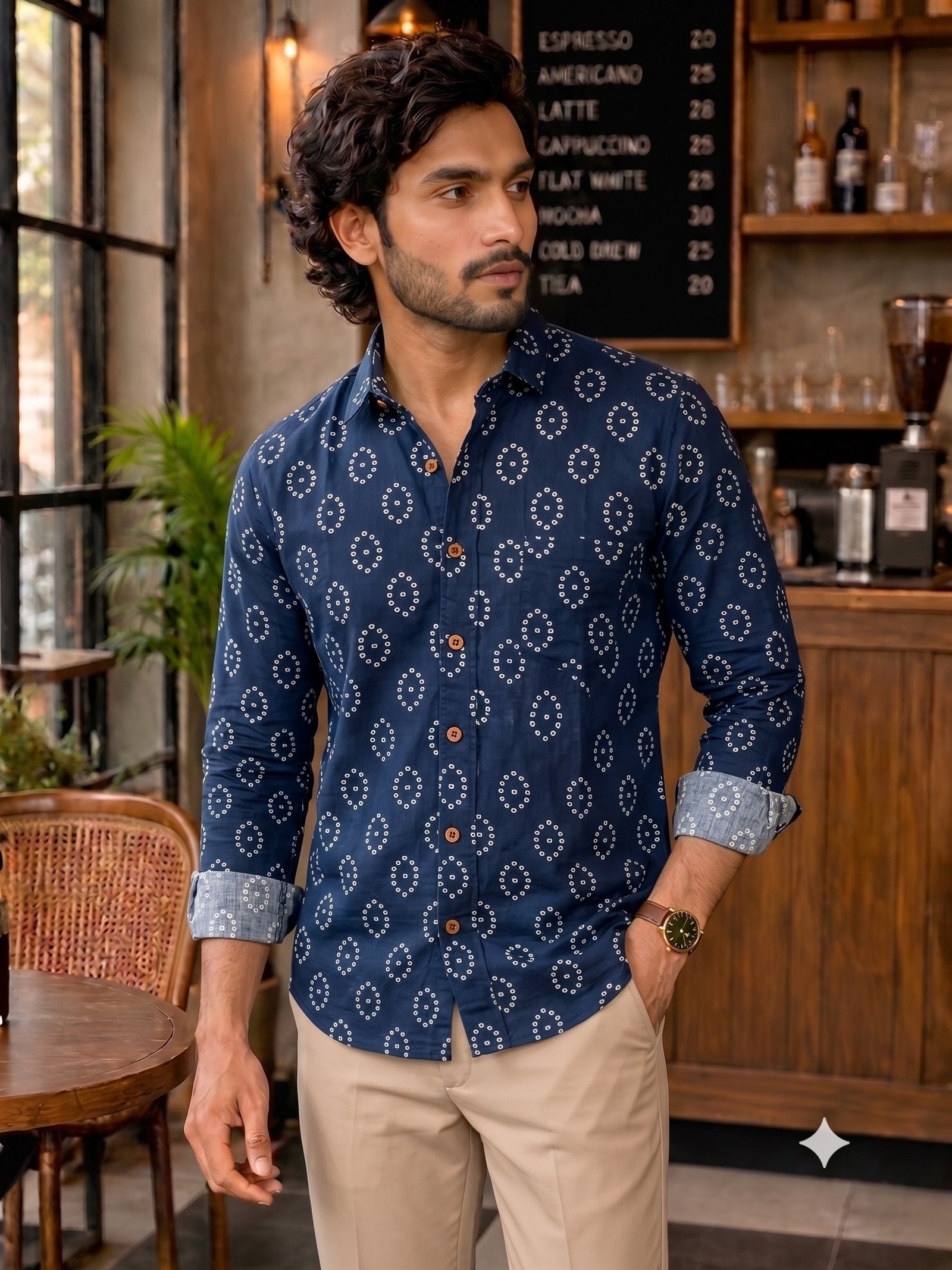 Celestial Indigo Shirt