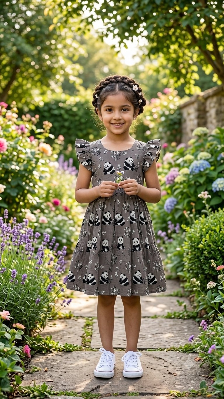 Playful Panda Frock 
