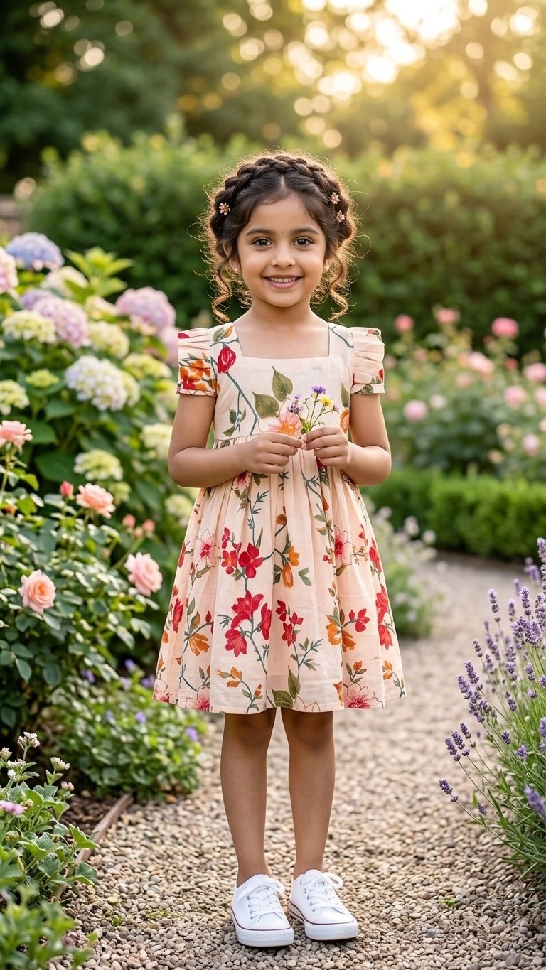 Peach Blossom Frock 