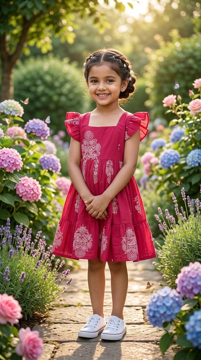 Berry Block Frock