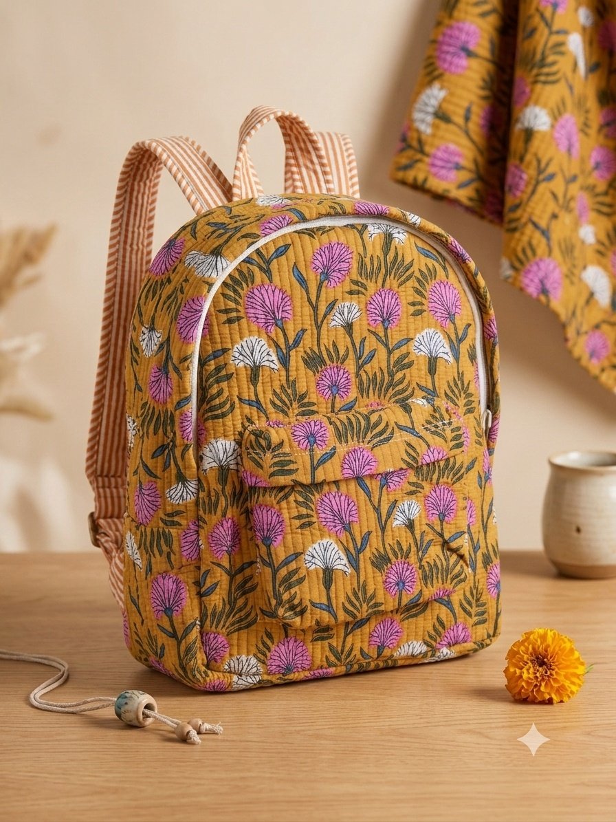 Botanical Floral Backpack 