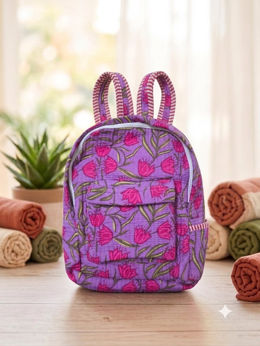 Lavender Tulip Backpack