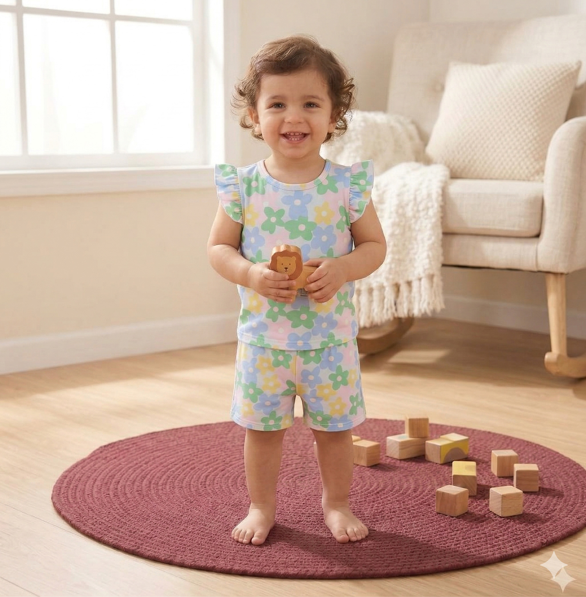 The Pastel Petal Frill Co-ord