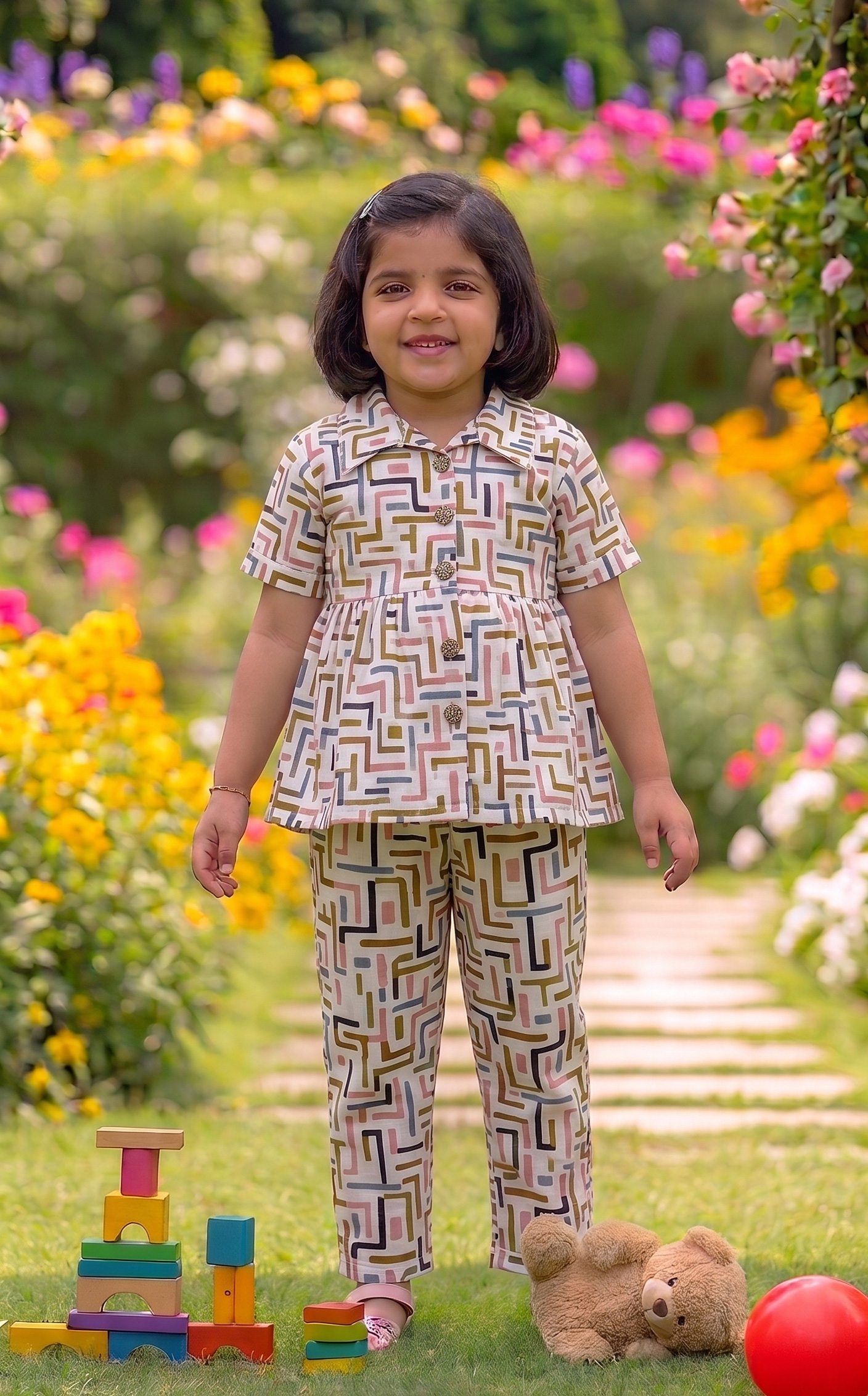 Geometric Print Co-ord