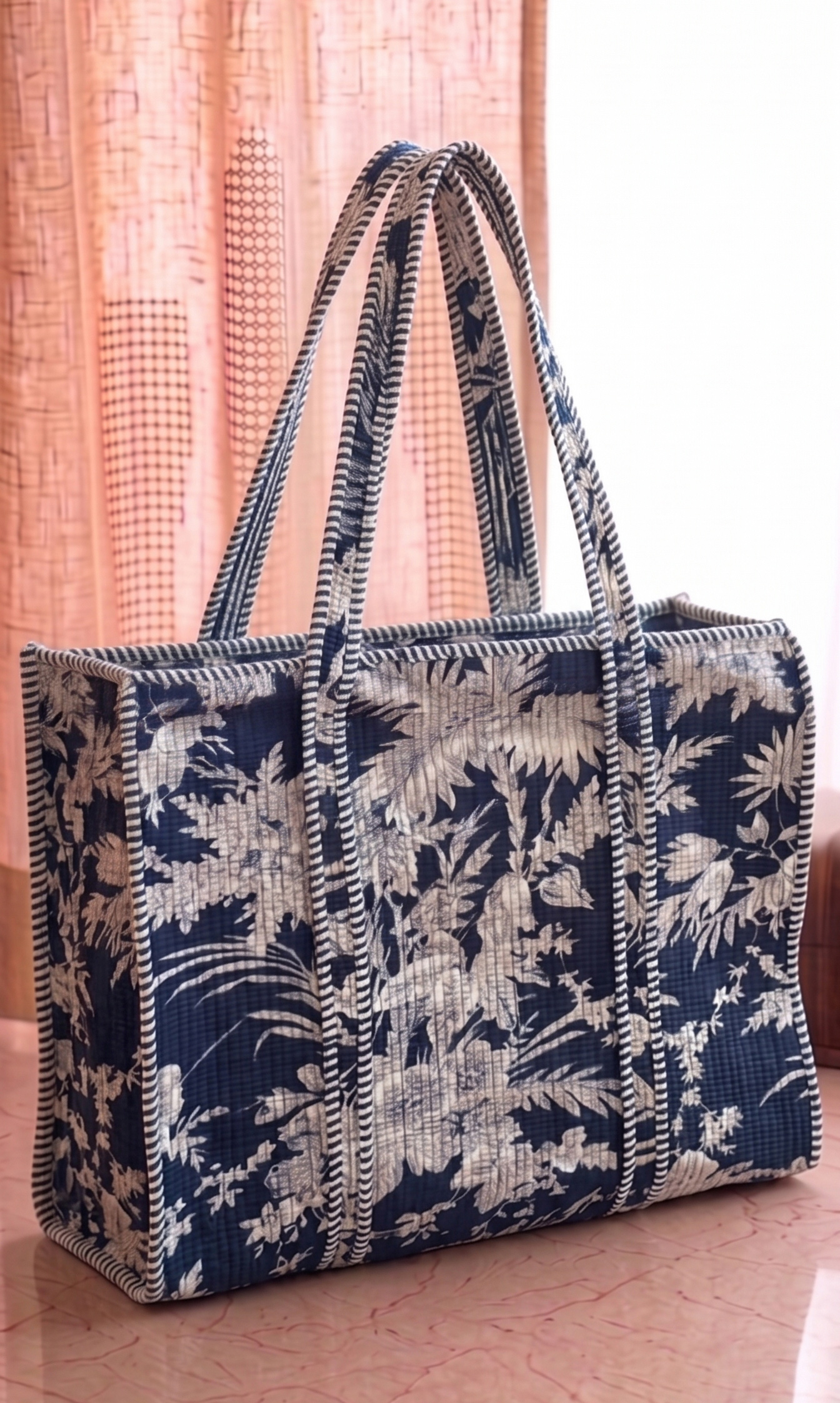 Midnight Fern Tote Bag