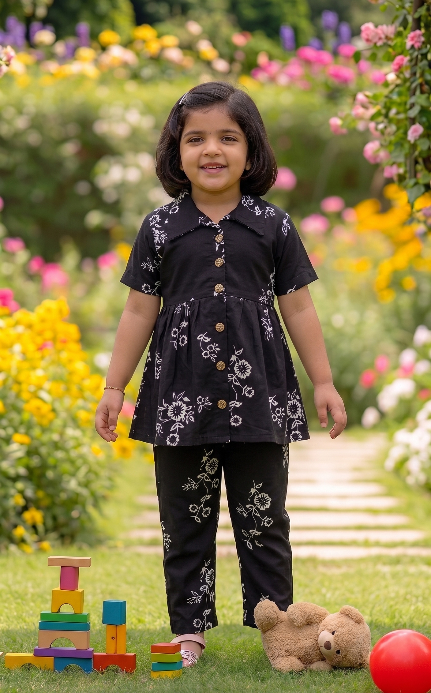 Midnight Bloom Co-ord