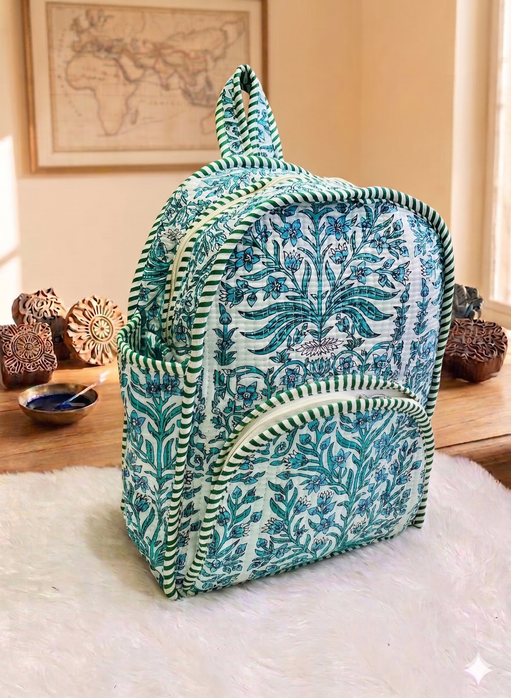 Azure Vine Backpack
